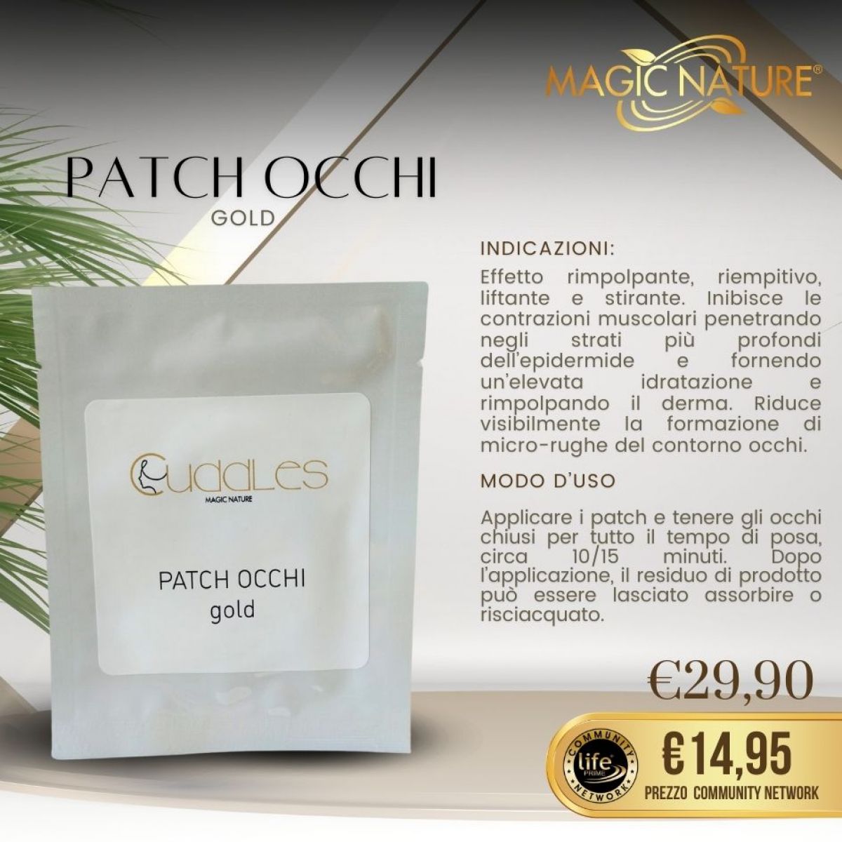 PATCH OCCHI GOLD
