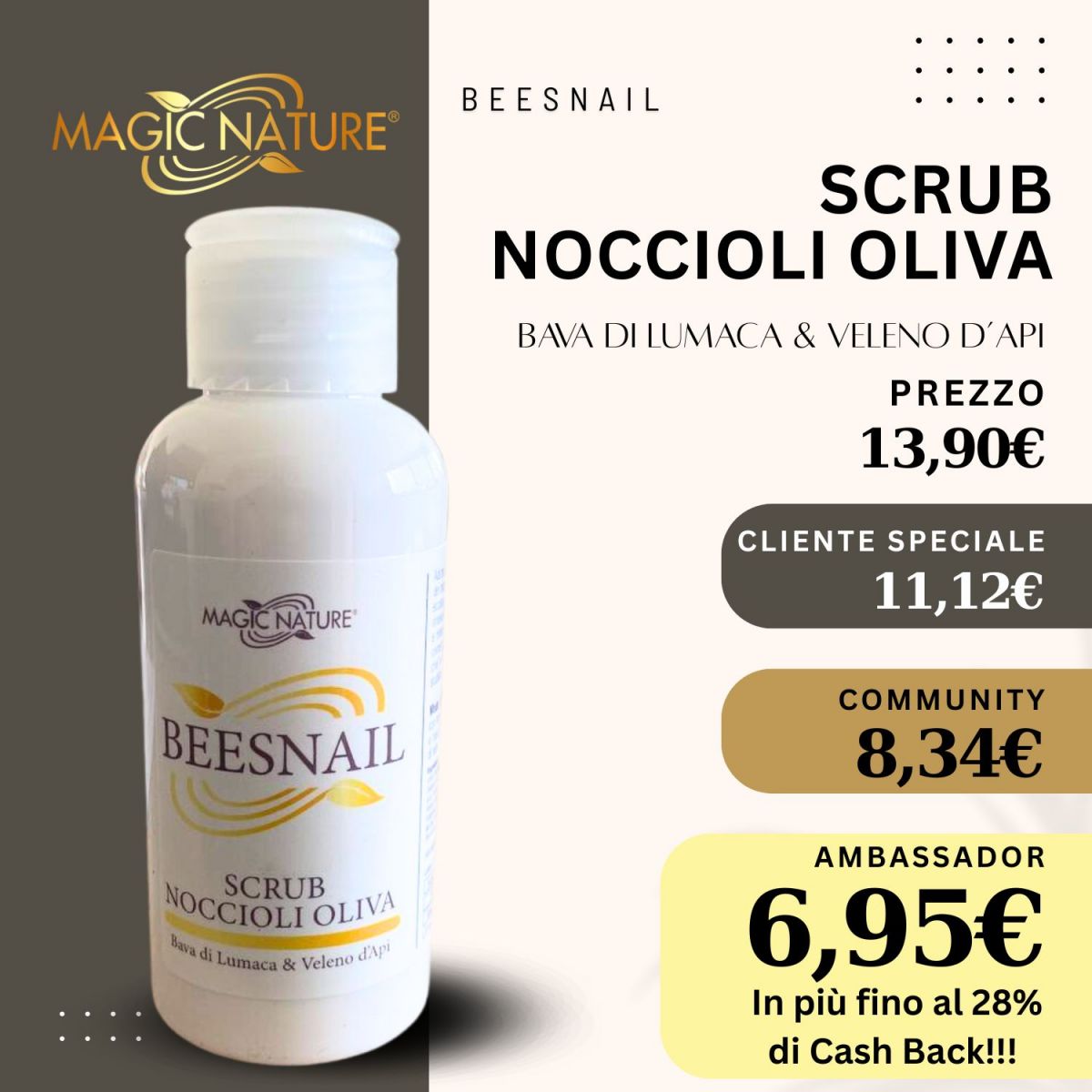 SCRUB NOCCIOLI OLIVA 100 ML