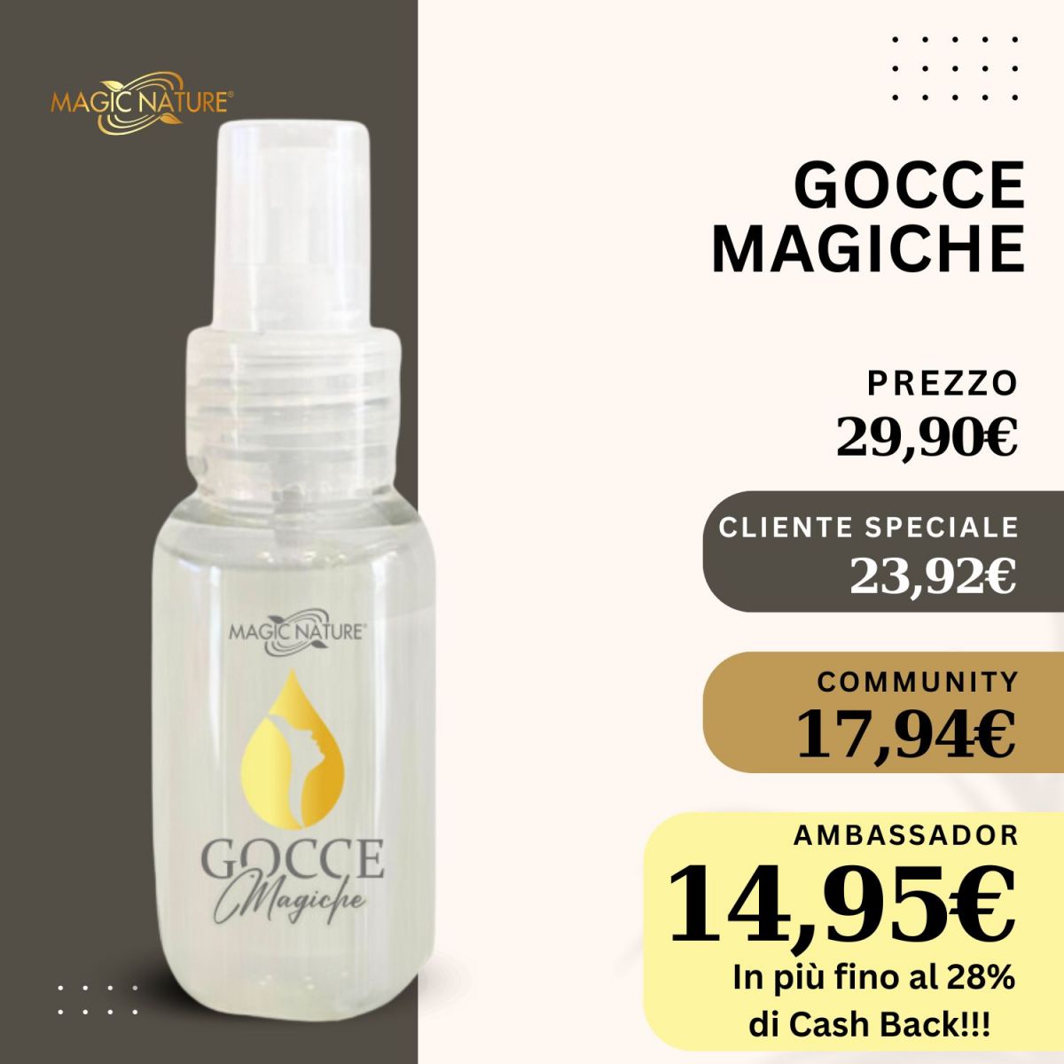SPRAY GOCCE MAGICHE
