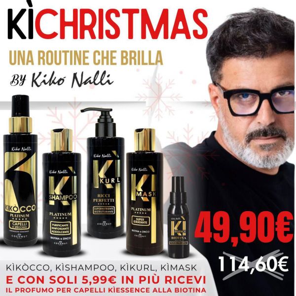 KICHRISTSMAS: KIKOCCO INSTANT LAMINATION 100 ML + KI-SHAMPOO + KI-MASK + KI-KURL
