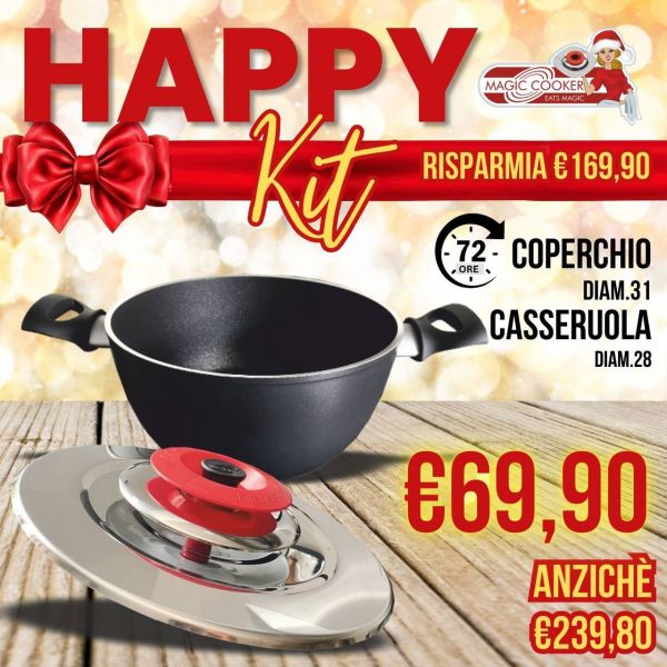 KIT ON BOARD: ART TONDO 31  CLASSIC + CASSERUOLA 28 PERFECTA H 13,5