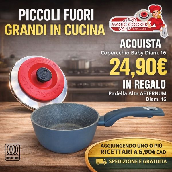 KIT ART TONDO BABY CLASSIC + PADELLA AETERNUM DIAM. 16 CM
