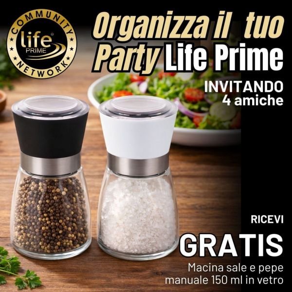 MACINA SALE E PEPE MANUALE 150 ML IN VETRO