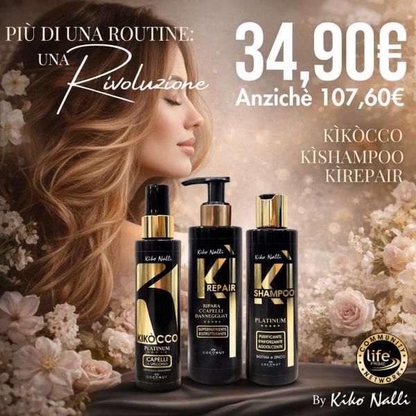 KIT KIKOCCO INSTANT LAMINATION 100 ML + KI-SHAMPOO + KI-REPAIR
