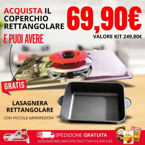 KIT ON BOARD: ART RETTANGOLARE CLASSIC + TEGAME RETTANGOLARE PICCOLE IMPERFEZIONI