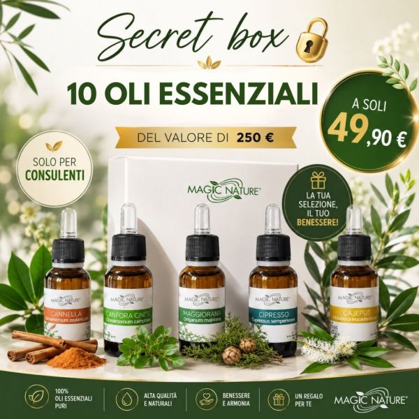 SECRET BOX 10 OLI ESSENZIALI  