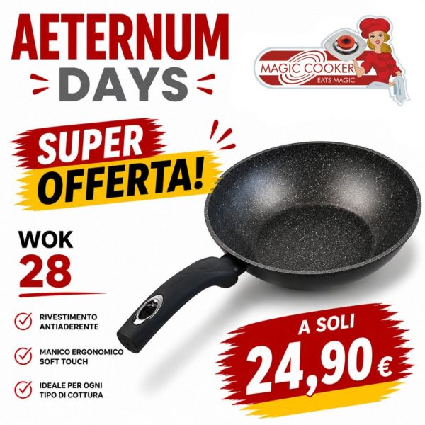 WOK AETERNUM DIAM. 28 CM