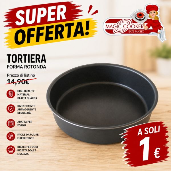 TORTIERA 24 BLACK LINE