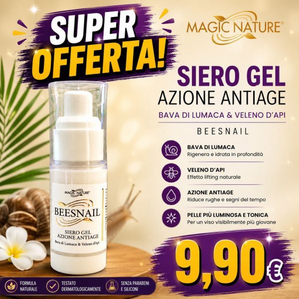 SIERO BEESNAIL AZIONE RAPIDA 30 ML