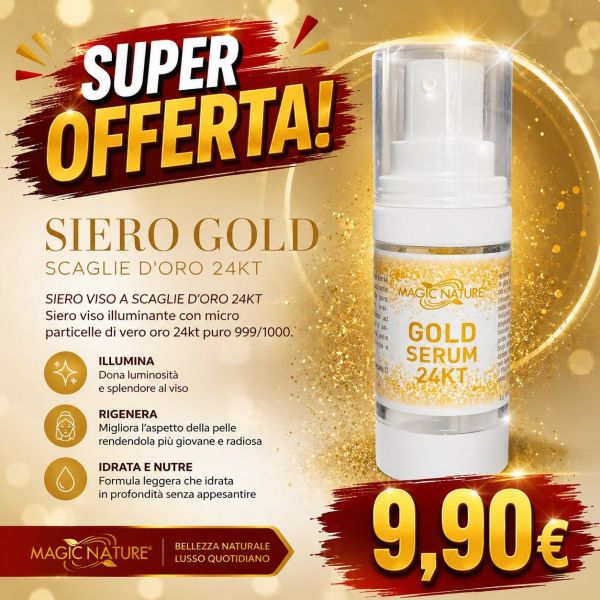 SIERO GOLD SCAGLIE D'ORO 24KT 30 ML