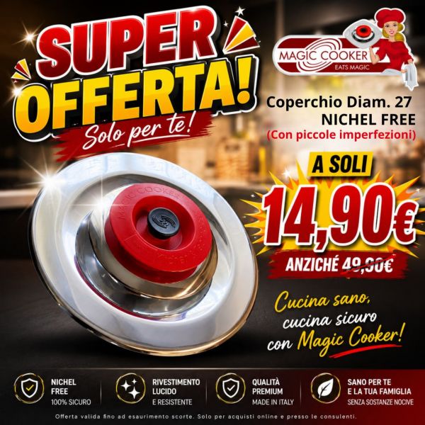 ART TONDO 27 CLASSIC 18/0 NICHEL FREE PICCOLE IMPERFEZIONI