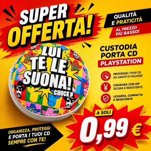 PORTA CD MULTICOLOR CHUCK