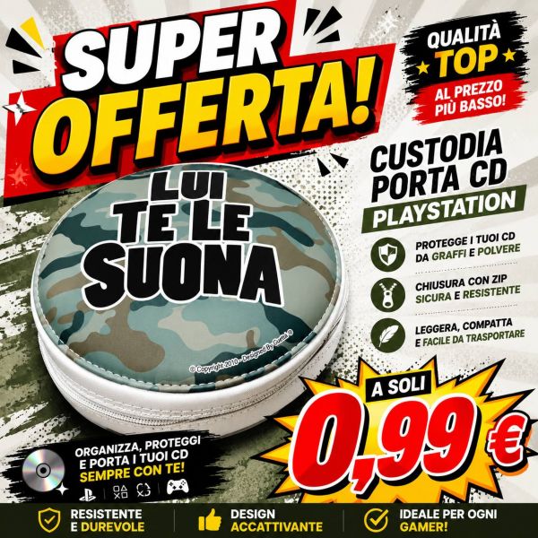 PORTA CD MILITARE