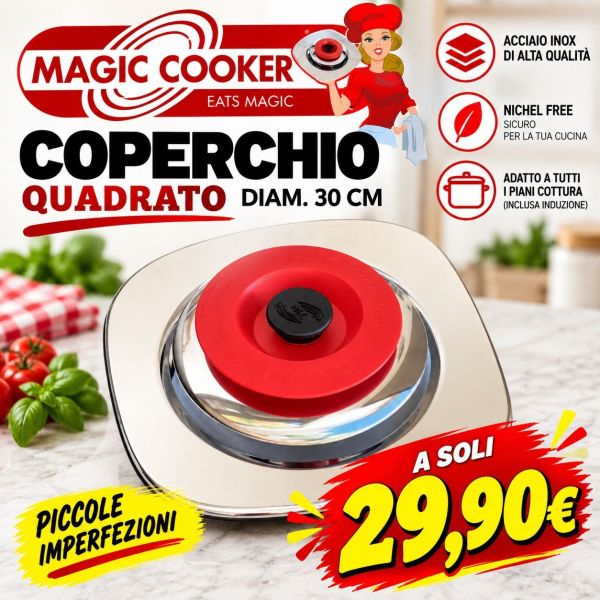 ART QUADRATO 30 CLASSIC NICHEL FREE PICCOLE IMPERFEZIONI