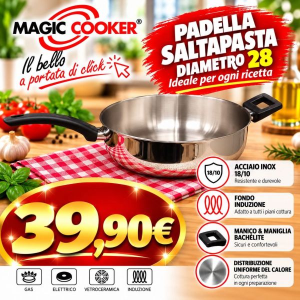PADELLA SALTAPASTA DIAM. 28   