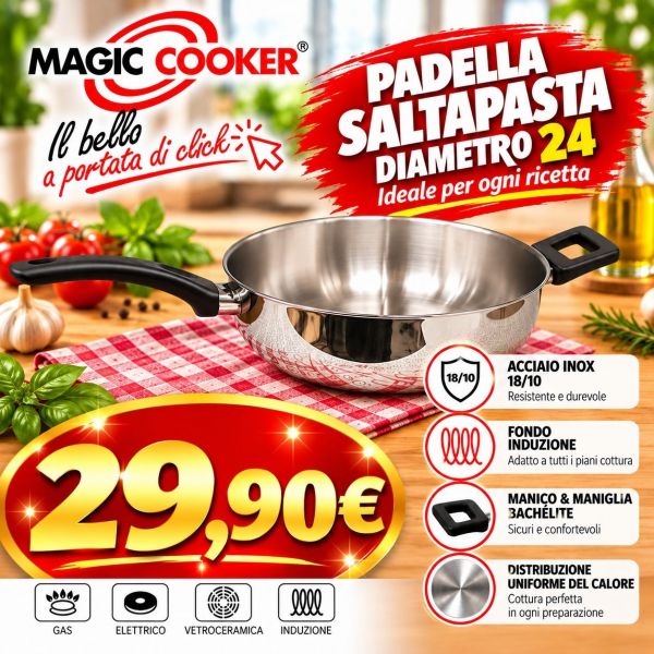 PADELLA SALTAPASTA DIAM. 24 