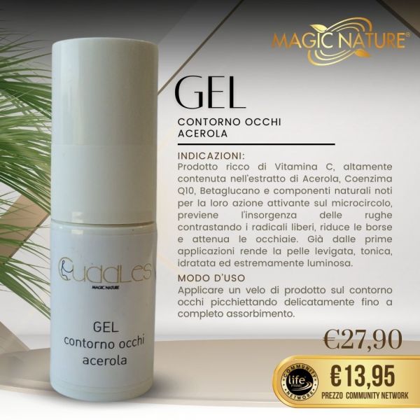 GEL CONTORNO OCCHI ACEROLA 15 ML