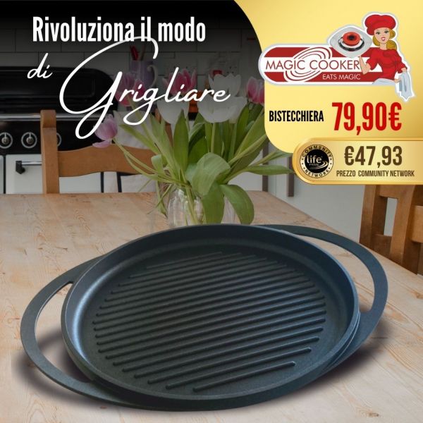 GRILL RIGATA 42x34 2 MANICI