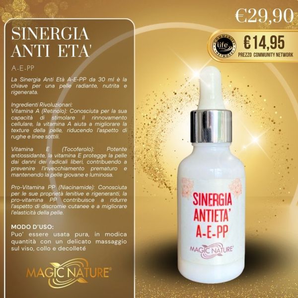 SINERGIA ANTI ETA' A-E-PP 30 ML