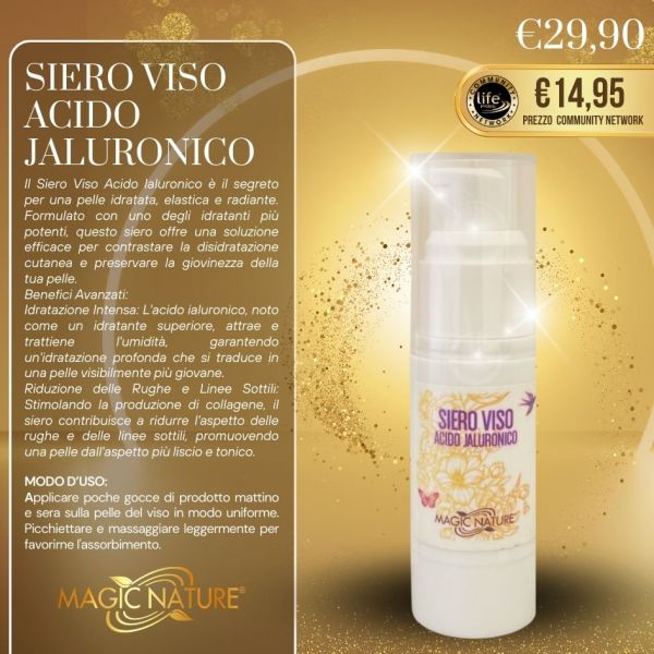 SIERO VISO ACIDO IALURONICO