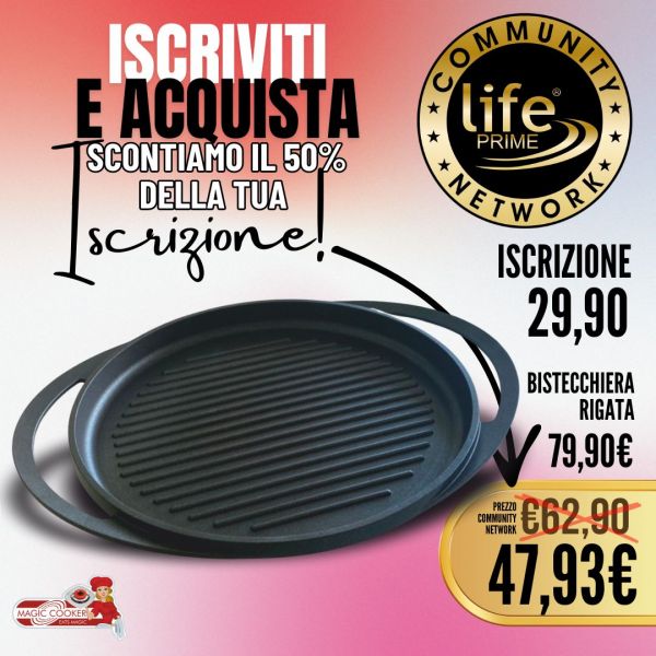 GRILL RIGATA 42x34 2 MANICI