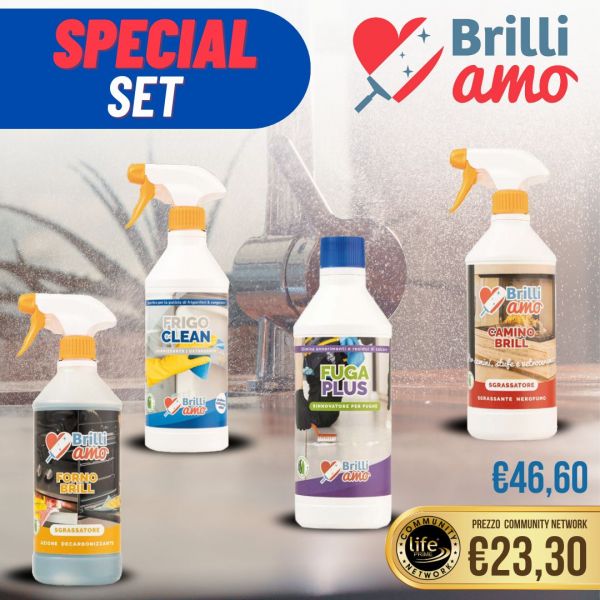 SPECIAL SET: FORNOBRILL - FRIGOCLEAN - FUGAPLUS - CAMINO BRILL