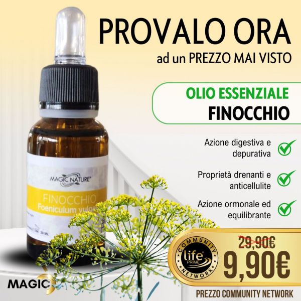 OLIO ESSENZIALE FINOCCHIO DOLCE 20 ML