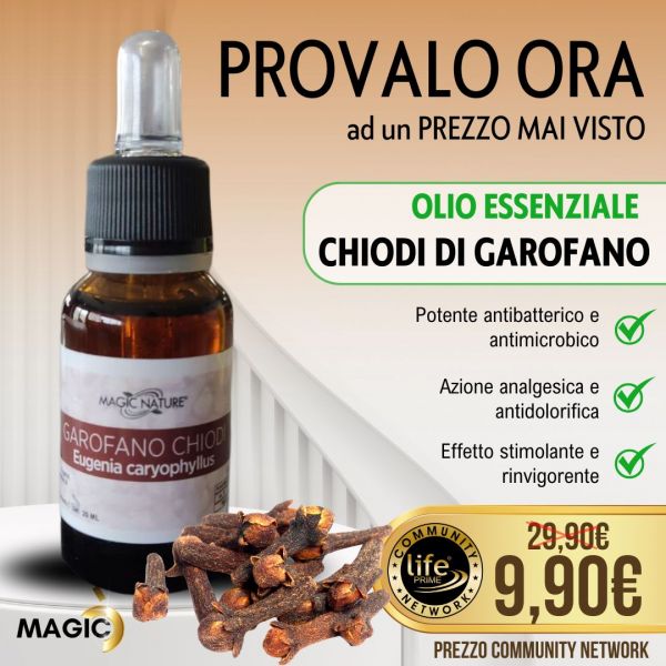 OLIO ESSENZIALE  GAROFANO CHIODI 20 ML