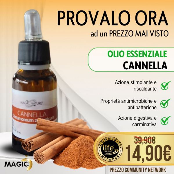 OLIO ESSENZIALE CANNELLA CYLON 20 ML