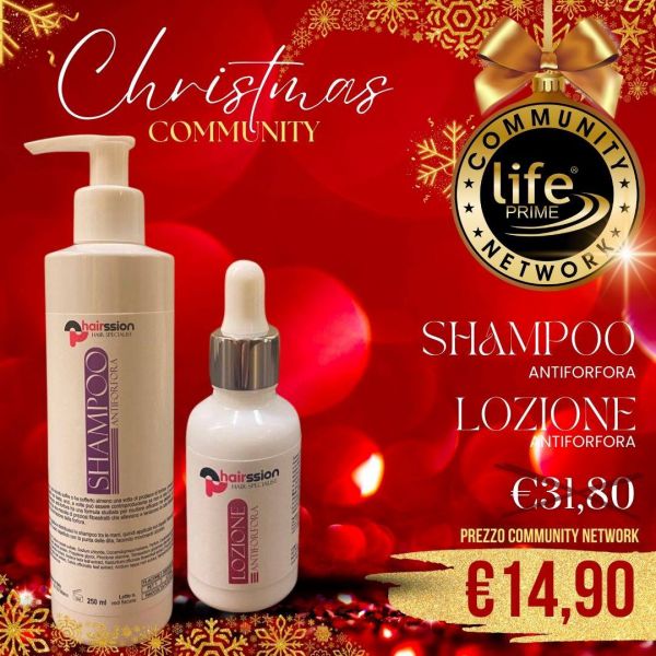 KIT: LOZIONE ANTI-FORFORA 30 ML + SHAMPOO ANTI-FORFORA 250 ML