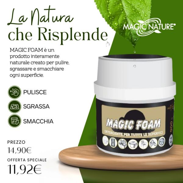 CREMA DETERGENTE MAGIC FOAM 900 GRAMMI 