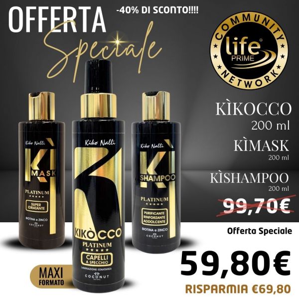 KIKOCCO + KI-SHAMPOO + KI- MASK