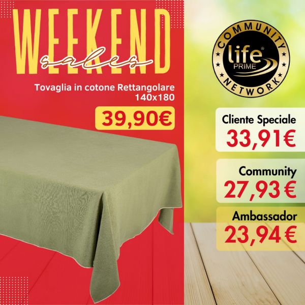 TOVAGLIA IN COTONE RETTANGOLARE 140 x 180
