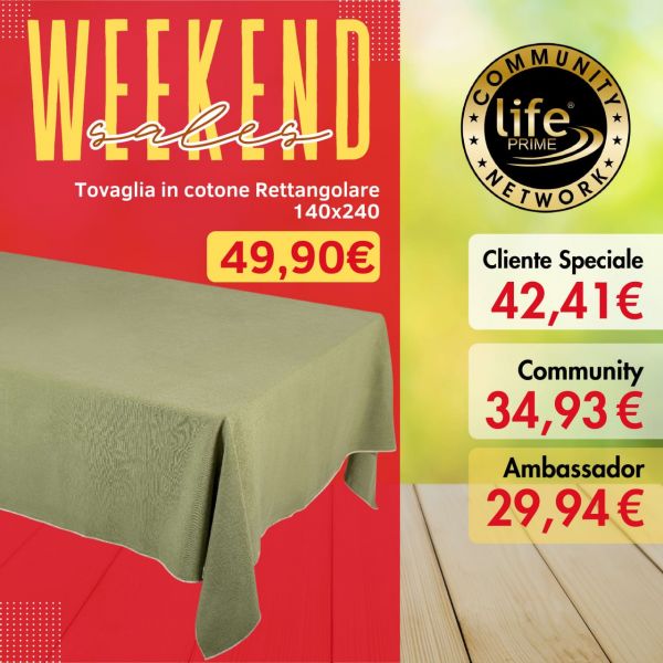TOVAGLIA IN COTONE RETTANGOLARE 140 x 240