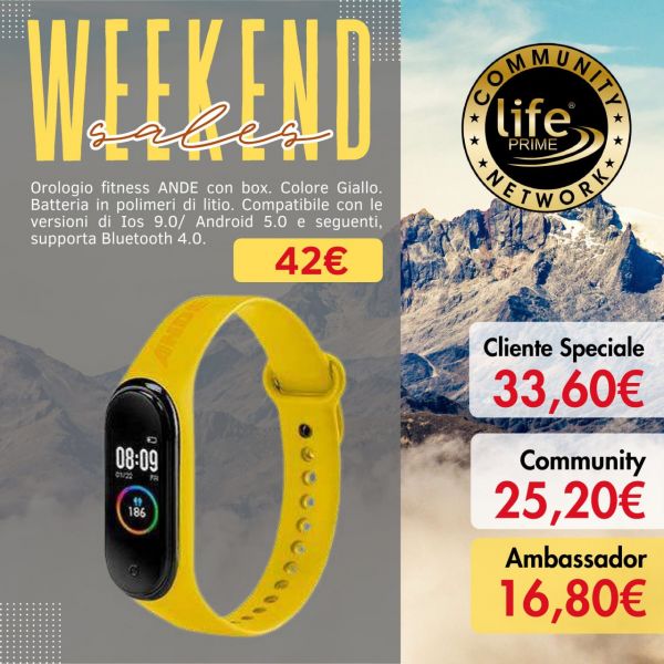OROLOGIO FITNESS ANDE CON BOX