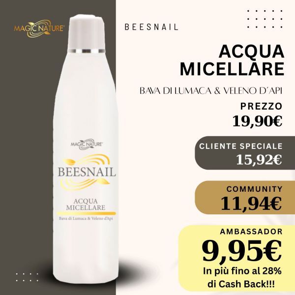 ACQUA MICELLARE BEESNAIL 250 ML VELENO APE