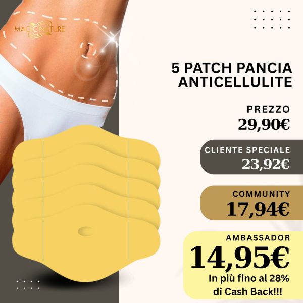 5 PATCH PANCIA ANTICELLULITE