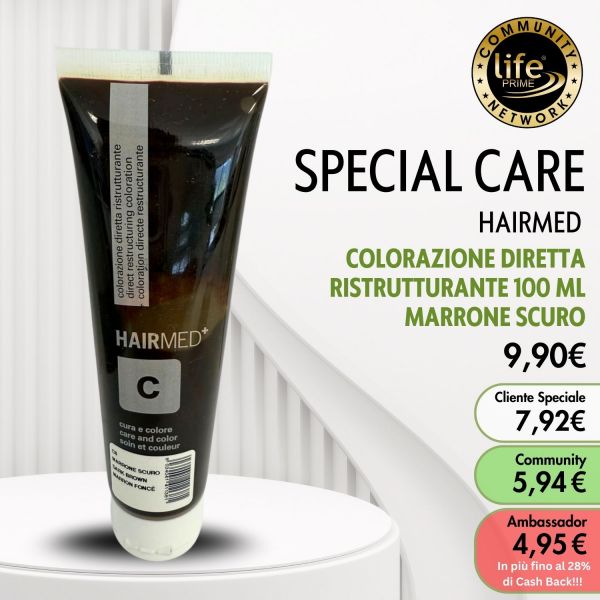 HAIRMED COLORAZIONE DIRETTA RISTRUTTURANTE 100 ML MARRONE SCURO