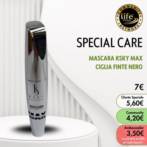 MASCARA KSKY MAX CIGLIA FINTE NERO