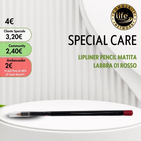 LIPLINER PENCIL MATITA LABBRA 01 ROSSO