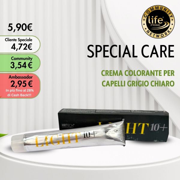 CREMA COLORANTE PER CAPELLI GRIGIO CHIARO 