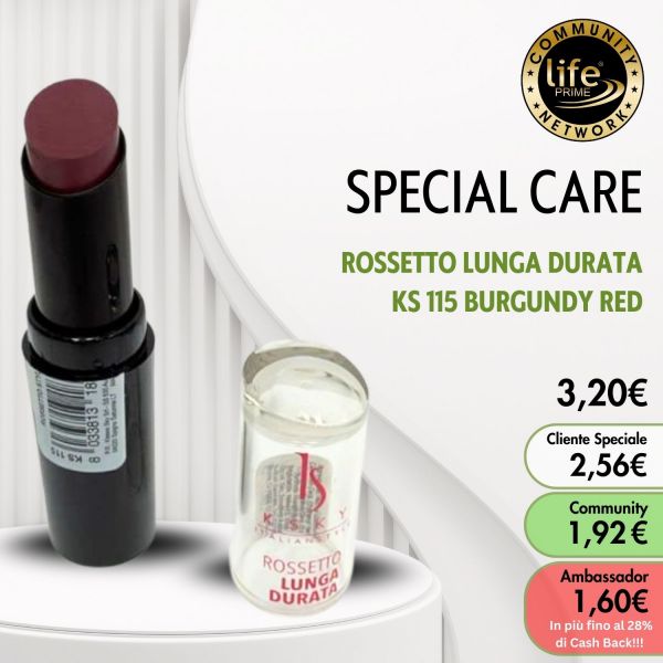 ROSSETTO LUNGA DURATA KS 115 BURGUNDY RED