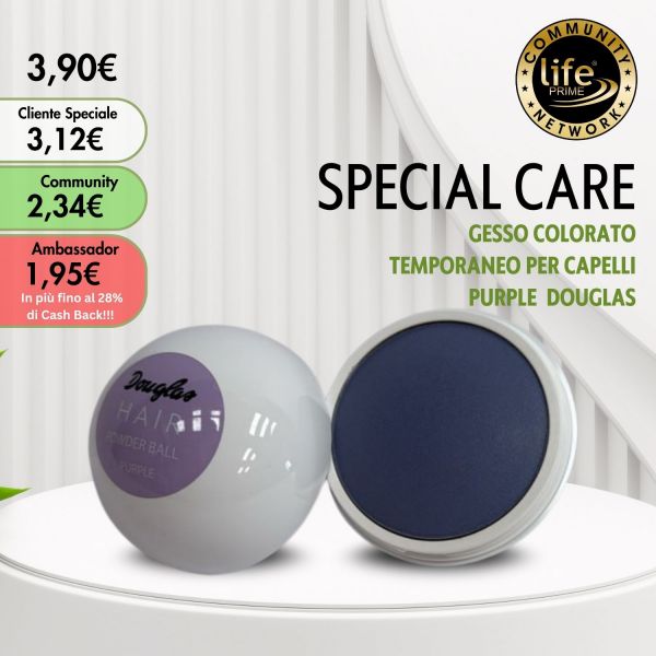GESSO COLORATO TEMPORANEO PER CAPELLI PURPLE  DOUGLAS