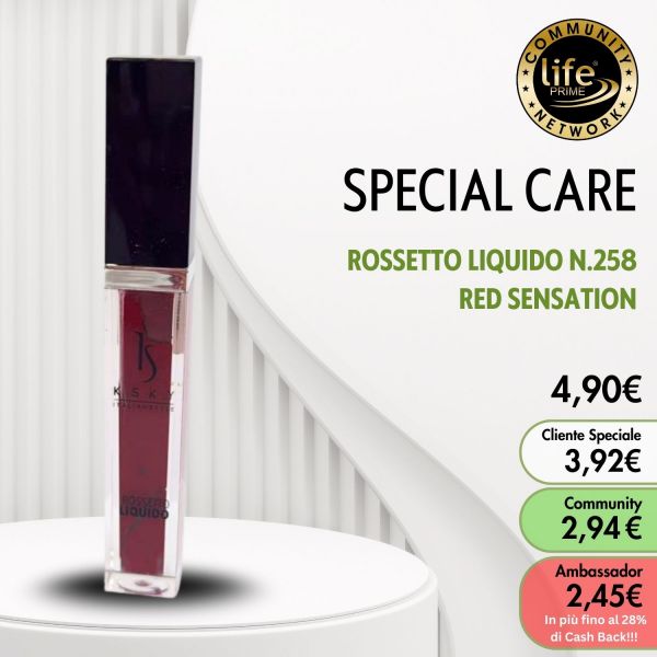 ROSSETTO LIQUIDO N.258 RED SENSATION