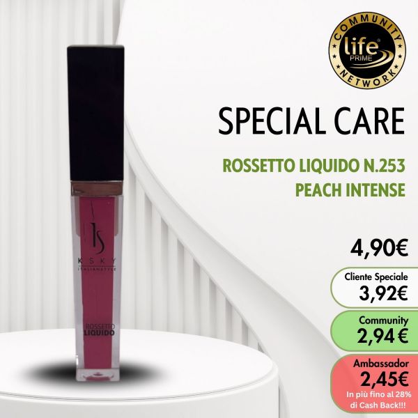 ROSSETTO LIQUIDO N.253 PEACH INTENSE