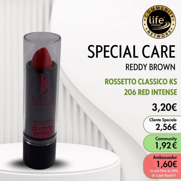 ROSSETTO CLASSICO KS 206 RED INTENSE
