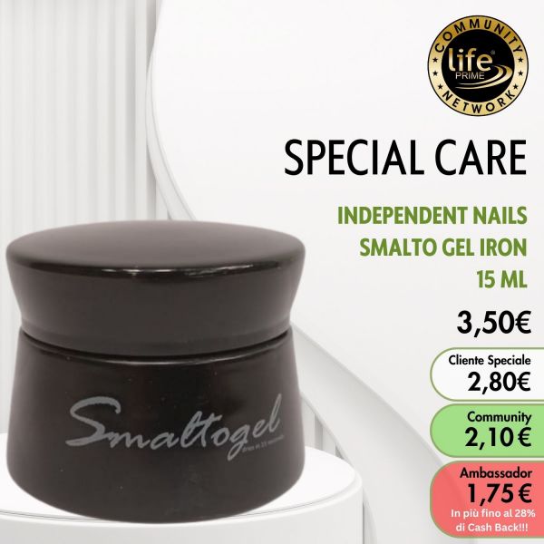 INDEPENDENT NAILS - SMALTO GEL IRON  15 ML