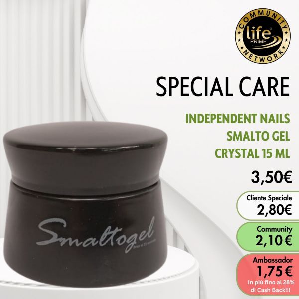 INDEPENDENT NAILS - SMALTO GEL CRYSTAL  15 ML