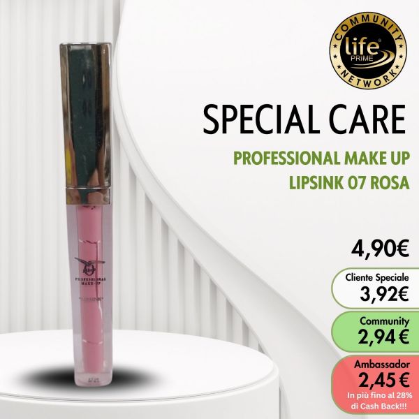 PROFESSIONAL MAKE UP LIPSINK 07 ROSA