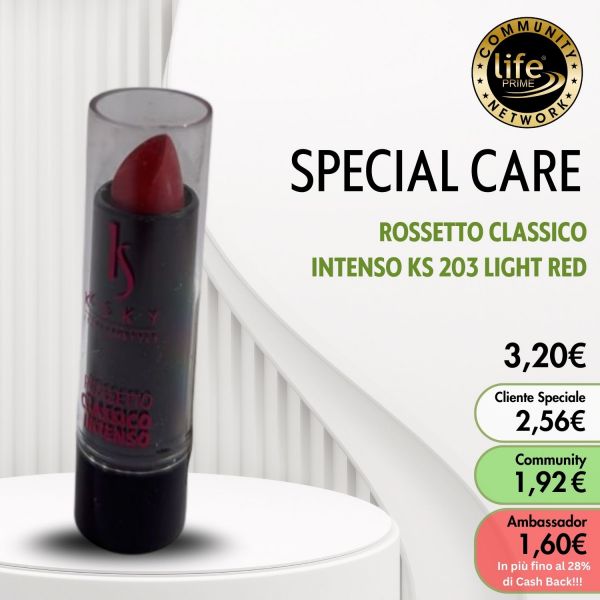 ROSSETTO CLASSICO INTENSO KS 203 LIGHT RED